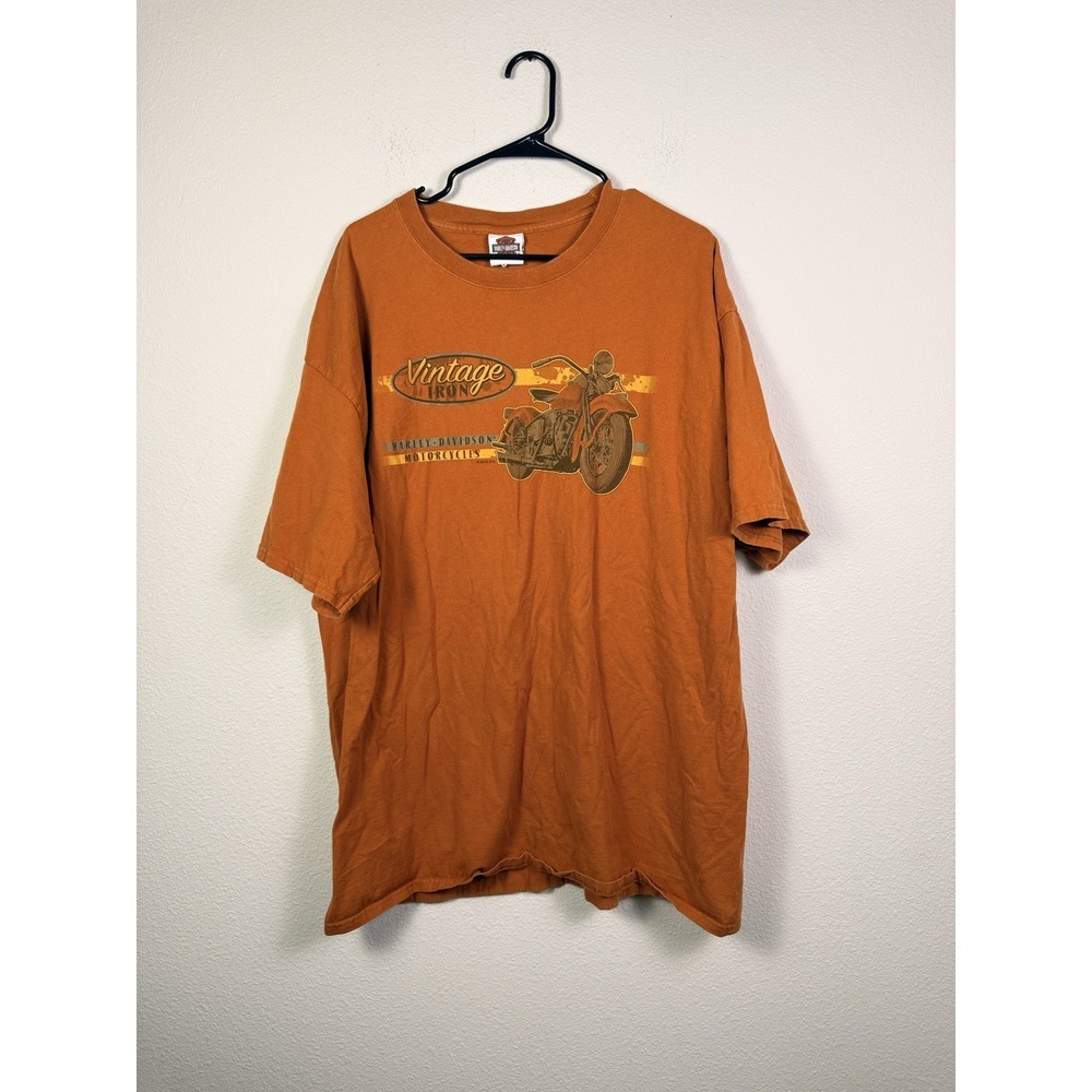 Y2K‎ Harley Davidson Ohio Celevand  Orange Size 2XL